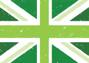 Green Union Jack image